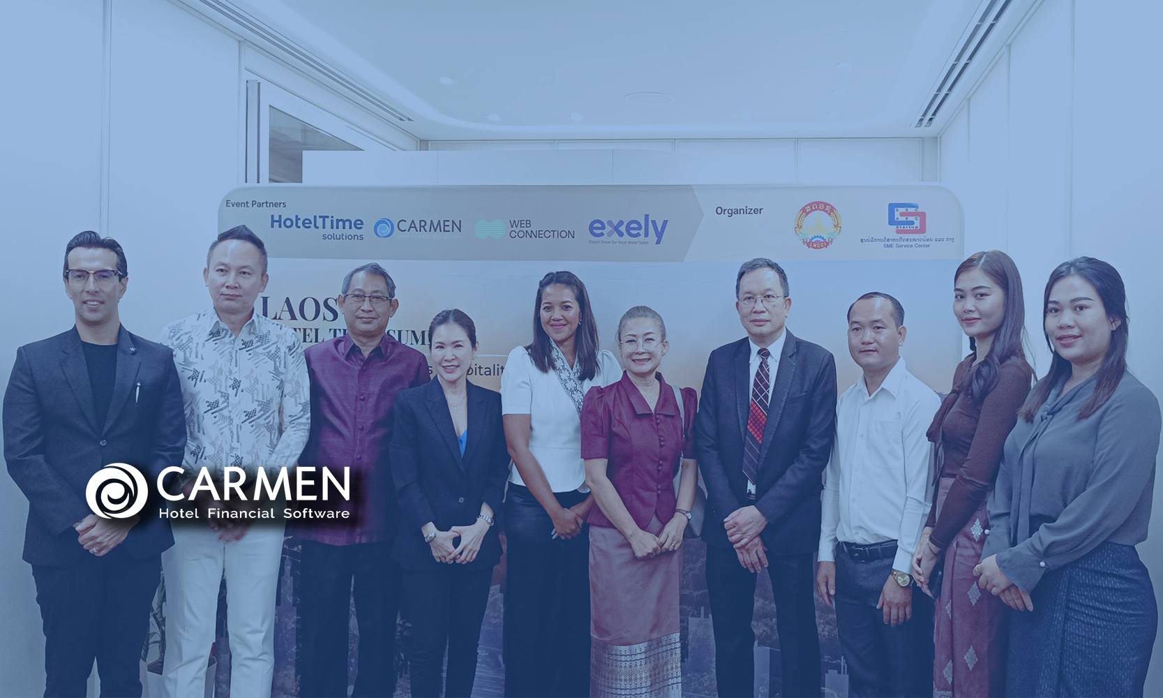 Carmen has partnered with Hoteltime Solutions, joined “LAO Hotel Tech Summit 2024” in Vientiane.